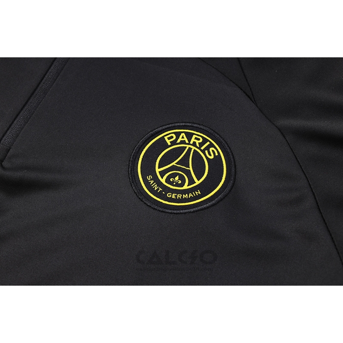 Tuta da Track di Felpa Paris Saint-Germain Jordan 2023-2024 Nero